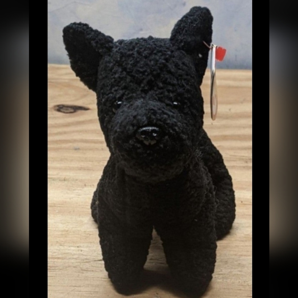 Ty Black Plush Dog Toy